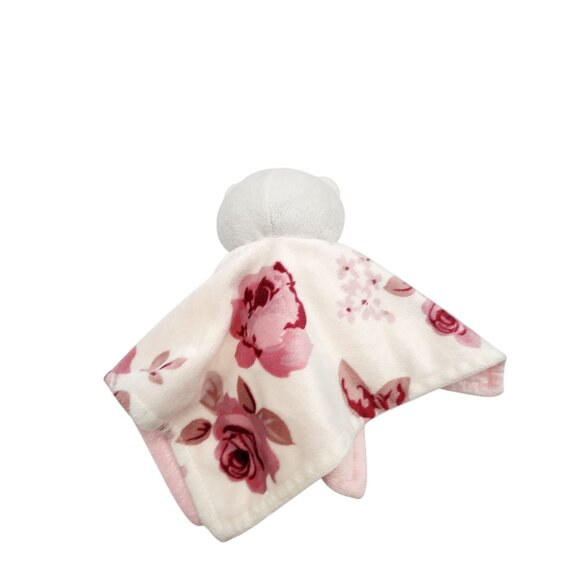 Gerber Modern Moments Pink Bear Plush Security Blanket Size 12 in x 12 in - Picture 2 of 3